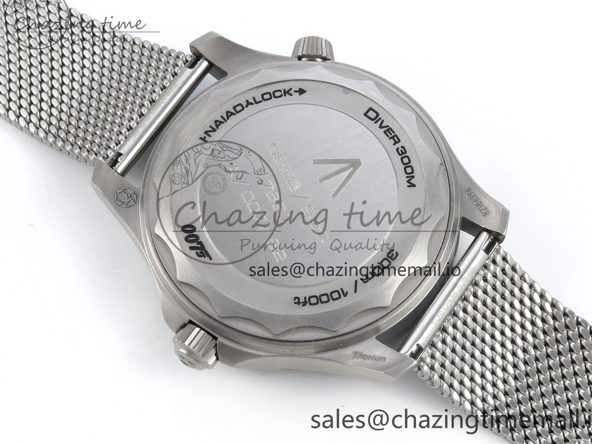 0323 Original Seamaster 300 “No Time to Die” Limited Edition VSF 1:1 Best Edition on SS Mesh Bracelet A8806(Free Nato) V 7679